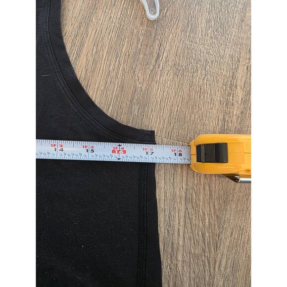 Lululemon Black Open Back Tie Back Lightweight Tank Top M 6 8 - NO SIZE TAG - Picture 9 of 11